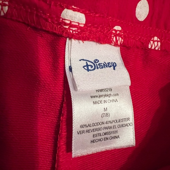 Disney Minnie Mouse red and white polka dot matching outfit size medium girls - Picture 9 of 10